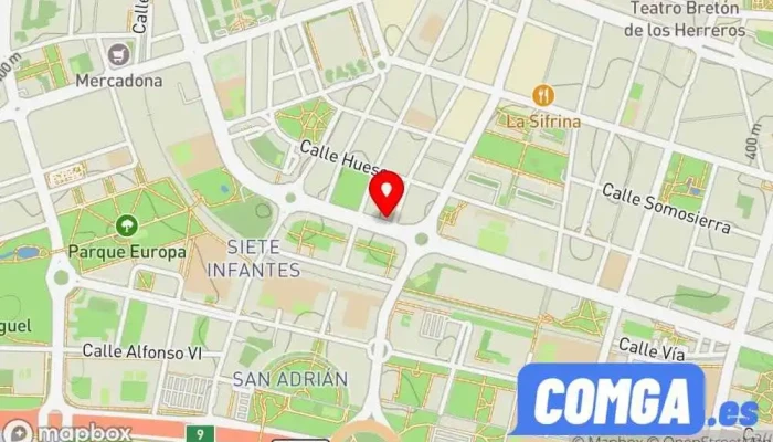 mapa de CERRAJERIA CÉSAR FERRETERÍA Comercio en Logroño