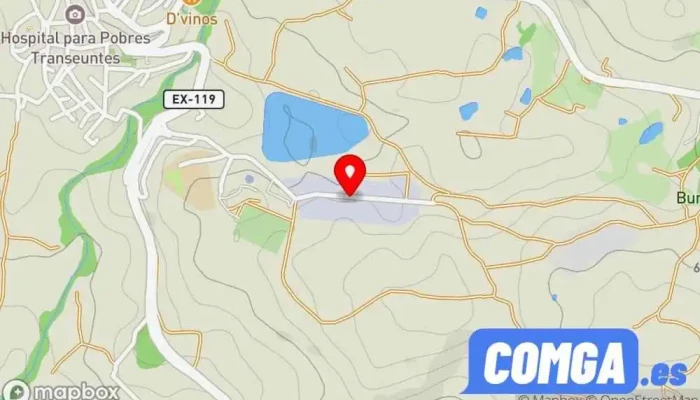 mapa de CERRAJERIA DANI Empresa de hierros y aceros en Jarandilla de la Vera
