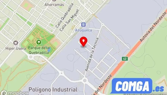 mapa de CERRAJERIA DÍAZ Cerrajero en Azuqueca de Henares