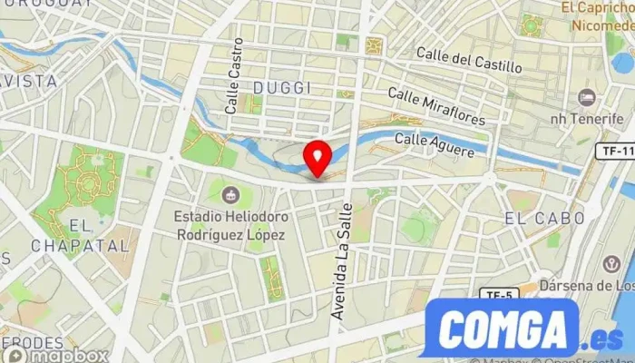 mapa de Cerrajeria El Guardian De la Llave Cerrajero en Santa Cruz de Tenerife