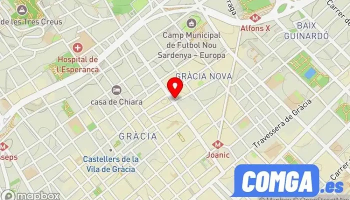 mapa de Cerrajeria Firvotex Cerrajero, Botiga de portes, Proveedor de puertas, Servicio de duplicación de llaves, Botiga de panys, Tienda de cajas fuertes, Serveis d'instal·lació de sistemes de seguretat en Barcelona