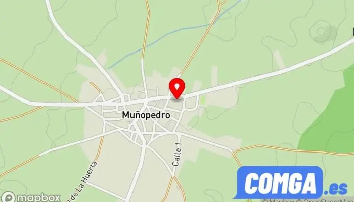 mapa de Cerrajeria Hnos Hernangomez Hierros y Aluminio Comercio en Muñopedro