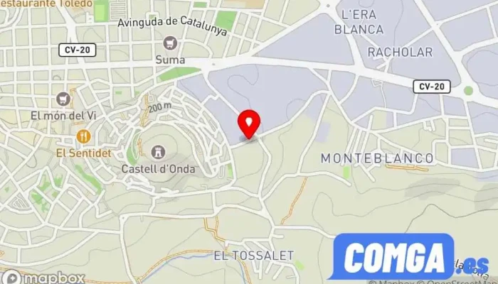mapa de CERRAJERIA ISIDORO Y MANU SL Cerrajero en Onda