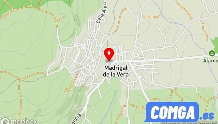 mapa de CERRAJERIA MIGUEL ANGEL RODRIGUEZ GUERRA Herrero en Madrigal de la Vera