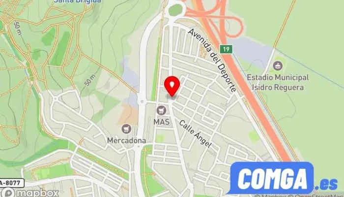 mapa de Cerrajeria Rapido y Eficaz Cerrajero en Camas
