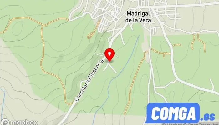 mapa de Cerrajeria San Román, S.L.  en Madrigal de la Vera
