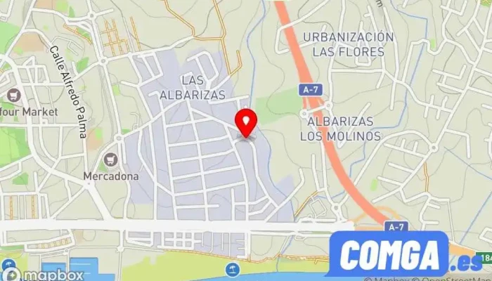 mapa de CERRAJERIA SANJUAN S.L Empresa de hierros y aceros, Cerrajero, Calderería industrial, Carpintería metálica y de aluminio, Serigrafía en Marbella