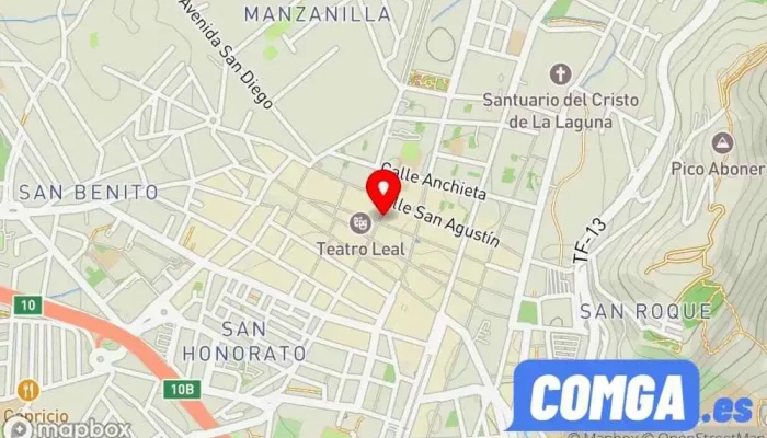 mapa de Cerrajeria Zapateria Lugo La Laguna Cerrajero, Zapatería en La Laguna