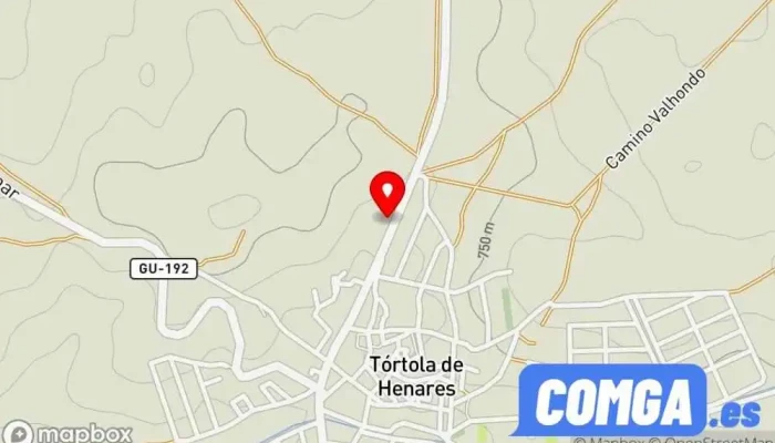 mapa de Cerrajerias Tortola C.B. Cerrajero en Tórtola de Henares