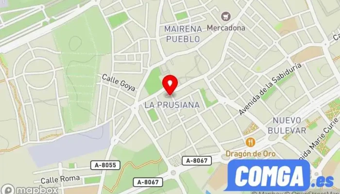 mapa de Cerrajero 24 horas ,ferretería Isabel Ferretería, Cerrajero en Mairena del Aljarafe