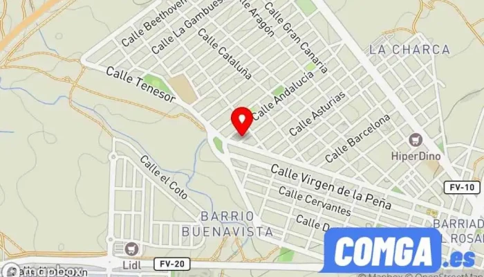mapa de Cerrajero 24 Horas Mixservicios Cerrajero en Puerto del Rosario