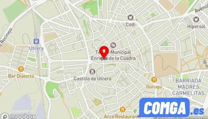 mapa de Cerrajero 24 Horas Somos de Utrera Cerrajero, Instalación de persianas en Utrera