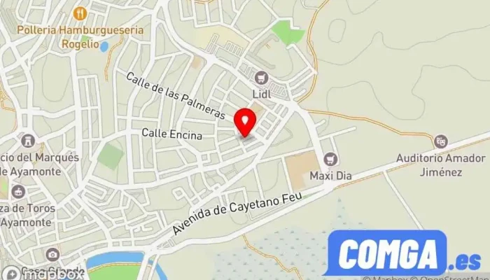 mapa de Cerrajero 24h Ayamonte Cerrajero en Ayamonte