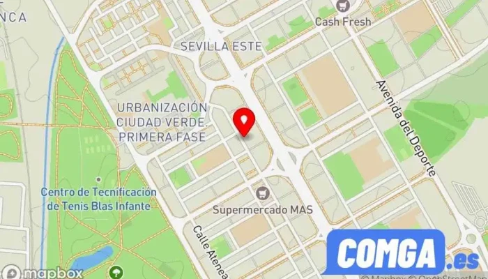 mapa de Cerrajero 24H | Cerrajeria Macarena. Atención Tf. 24 h. Atención Local horario comercial Cerrajero en Sevilla