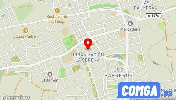 mapa de Cerrajero 24h Persianero BRISANSVQ Cerrajero en Espartinas