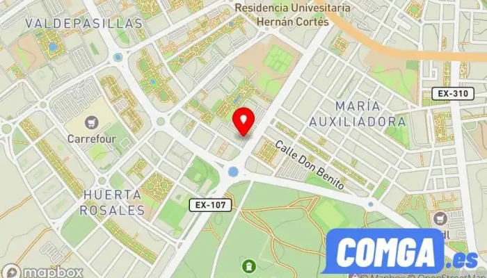 mapa de Cerrajero Badajoz Llavessa 626195566 Cerrajero en Badajoz