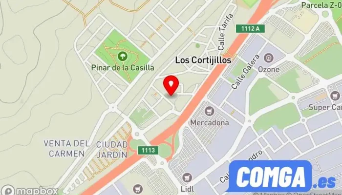 mapa de CERRAJERO BAHÍA DE GIBRALTAR 24H Cerrajero en Los Cortijillos