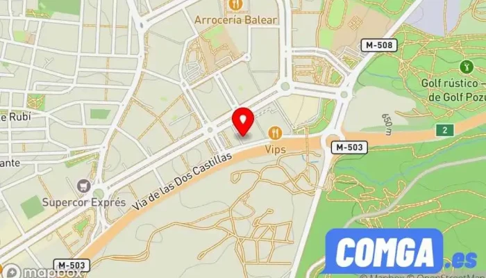 mapa de Cerrajero Directo 24H - Pozuelo de Alarcón Cerrajero en Pozuelo de Alarcón