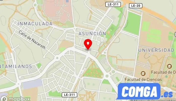 mapa de Cerrajero Germán Girón Galán Cerrajero, Servicio de duplicación de llaves en León