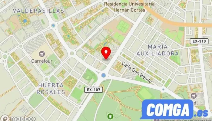 mapa de Cerrajero LLavessa 924250058 Cerrajero en Badajoz
