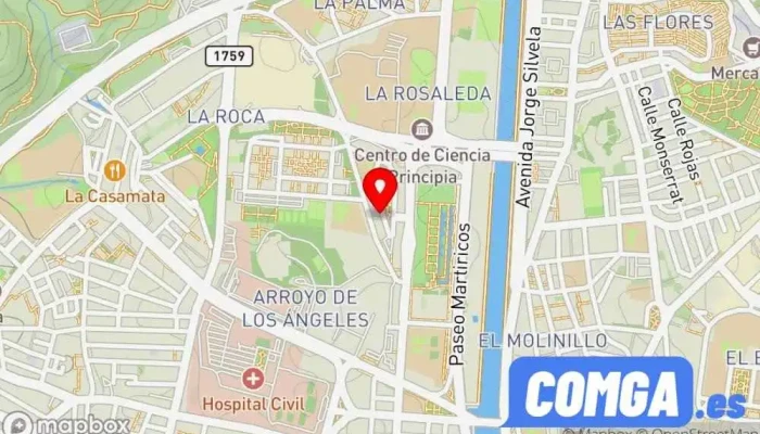 mapa de CERRAJERO MALAGA BARATO Cerrajero en Málaga