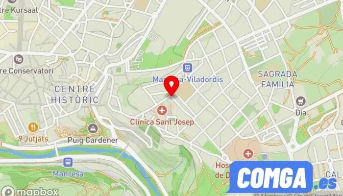 mapa de Cerrajero Manresa | 24 Horas Cerrajero en Manresa