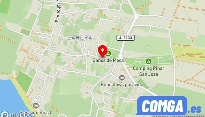 mapa de Cerrajero Carpintería metálica y de aluminio en Barbate
