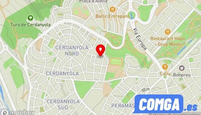 mapa de Cerrajero Mataró  en Mataró