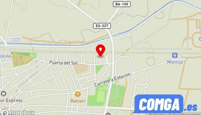 mapa de CERRAJERO MONTIJO Cerrajero en Montijo