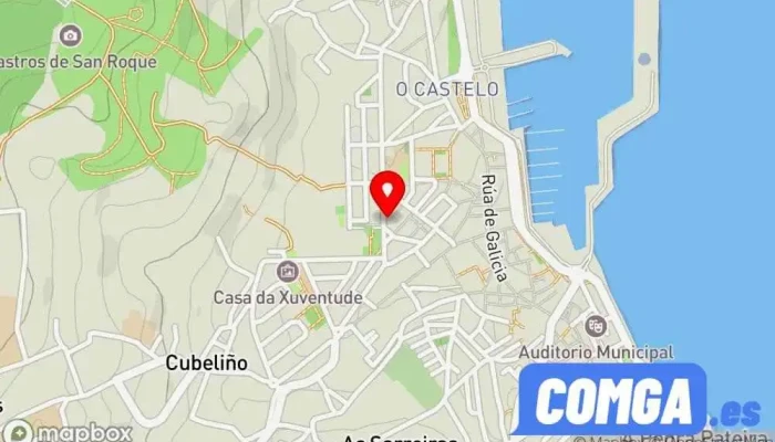 mapa de CERRAJERO RIVEIRA URGENCIAS Cerrajero en Ribeira