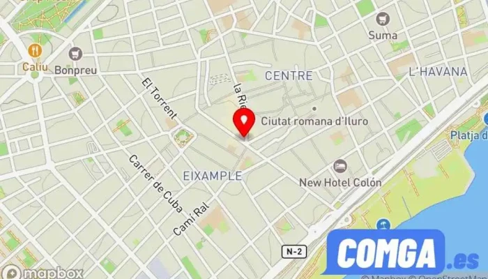 mapa de Cerrajero Urgente MAX S.L Cerrajero en Mataró