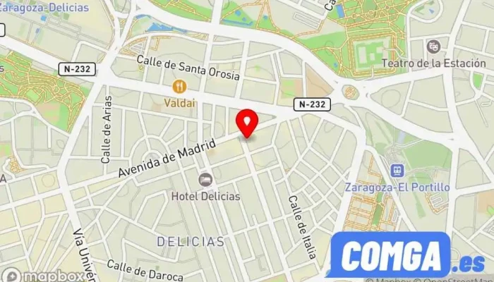mapa de Cerrajeros Aragón Cerrajero en Zaragoza