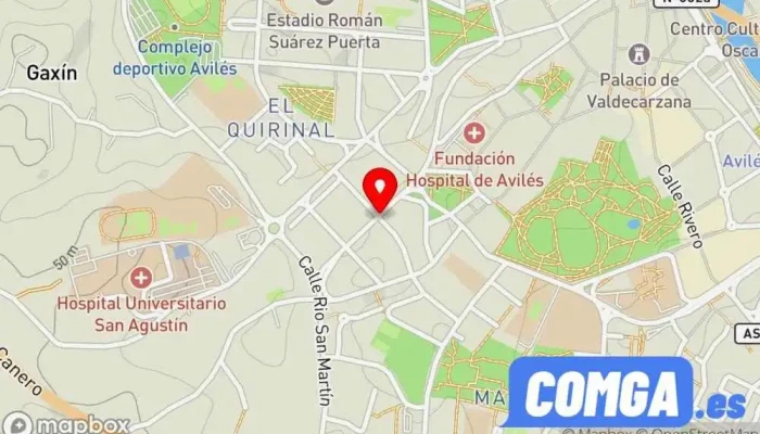 mapa de Cerrajeros Avilés Aperkey Cerrajero, Servicio de duplicación de llaves, Tienda de cajas fuertes en Avilés