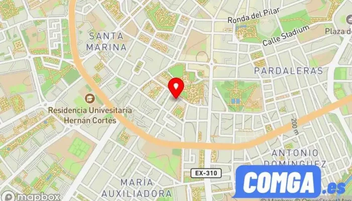 mapa de Cerrajeros Badajoz - Big Marketing  en Badajoz