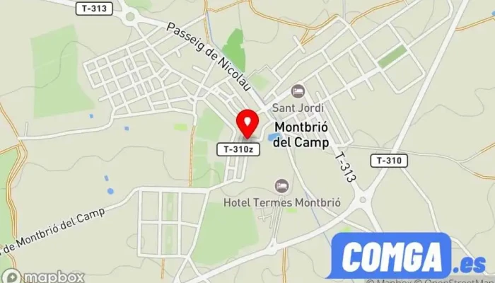 mapa de Cerrajeros Baix Camp Cerrajero en Montbrió del Camp