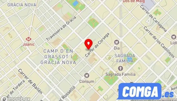 mapa de Cerrajeros Barcelona - Cerrajeropro Cerrajero, Servei de serralleria d’urgències, Botiga de panys en Barcelona