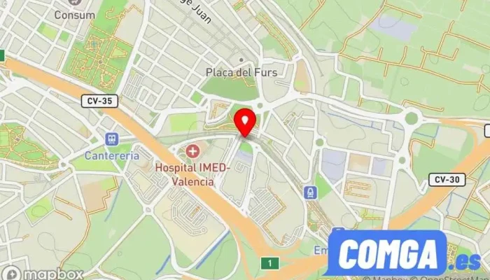 mapa de Cerrajeros Burjassot BurjaSegur Cerrajero en València