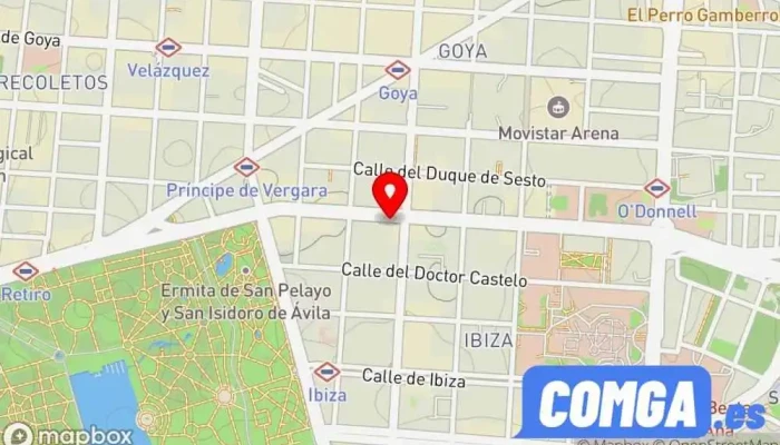 mapa de Cerrajeros Cibeles Cerrajero, Proveedor de sistemas de seguridad en Madrid