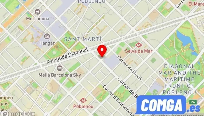 mapa de Cerrajeros de Guardia Cerrajero en Barcelona