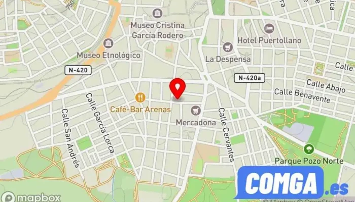 mapa de Cerrajeros Express 24 horas Cerrajero en Puertollano
