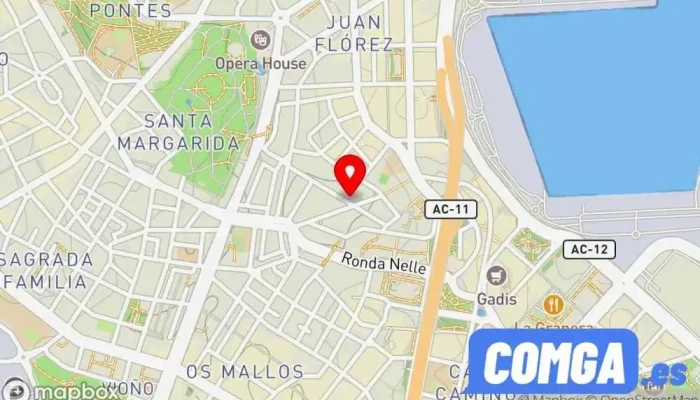 mapa de Cerrajeros Gonzálvez Cerrajero en A Coruña