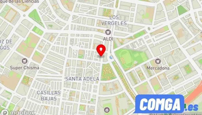 mapa de Cerrajeros Granada MC Cerrajero en Granada