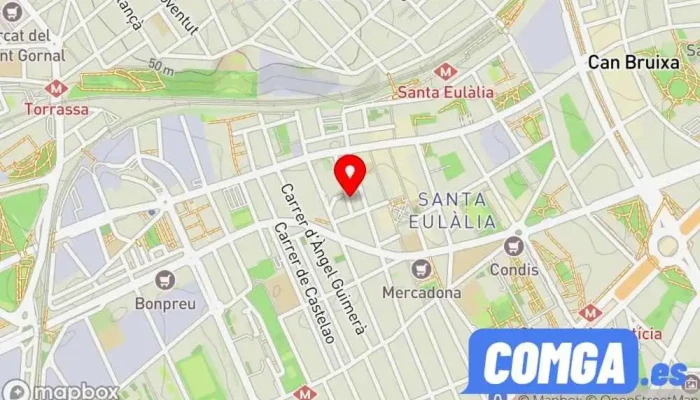 mapa de Cerrajeros Hospitalet Llobregat - Joan Cerrajero en L'Hospitalet de Llobregat
