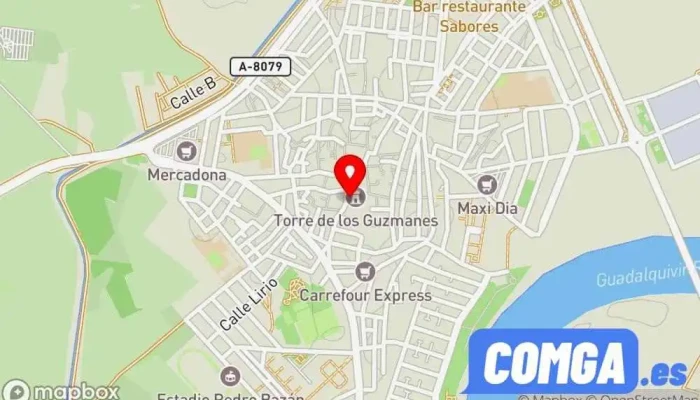 mapa de Cerrajeros La Algaba Cerrajero en La Algaba