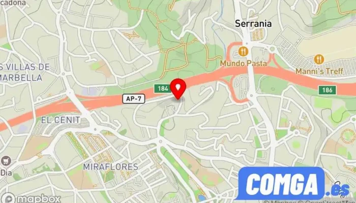 mapa de Cerrajeros M24h Marbella Cerrajero en Marbella