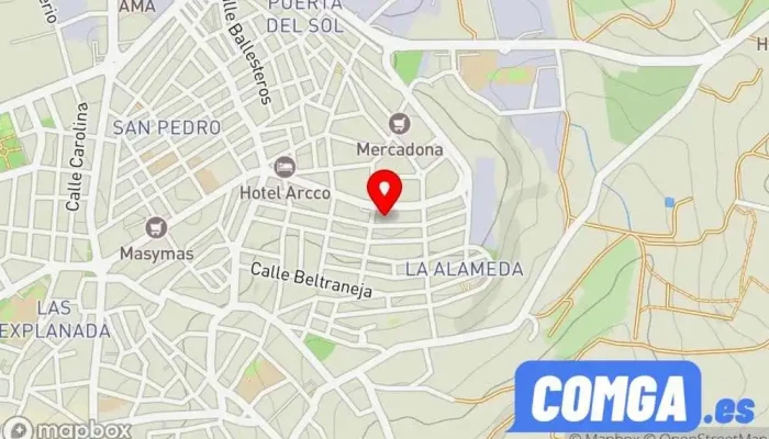 mapa de Cerrajeros Ochoa Cerrajero en Úbeda