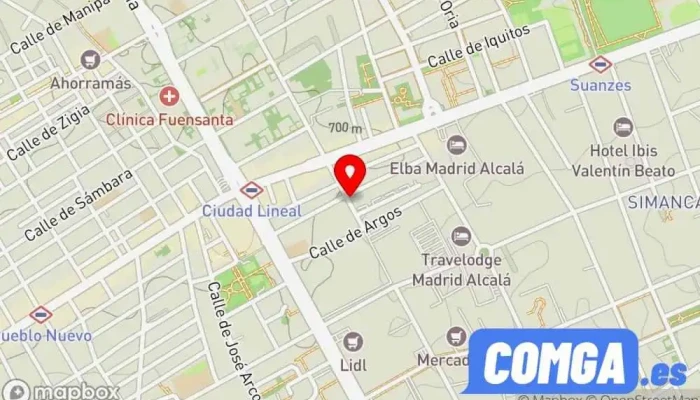 mapa de Cerrajeros San Blas Canillejas Cerrajero en Madrid
