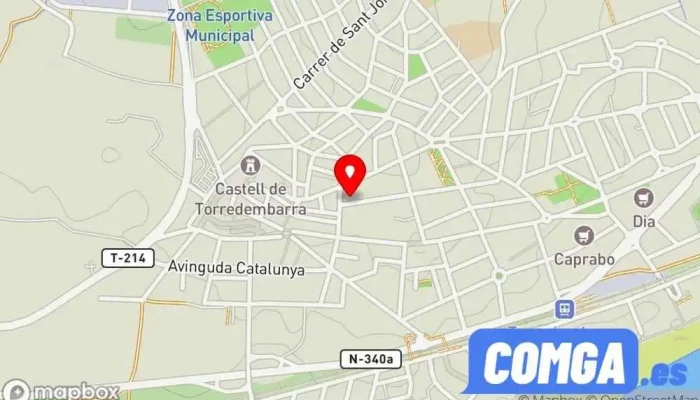mapa de Cerrajeros Torre-Alta Cerrajero en Torredembarra
