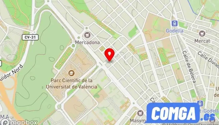 mapa de Cerrajeros Valencia Burjassot Cerrajero en Burjassot