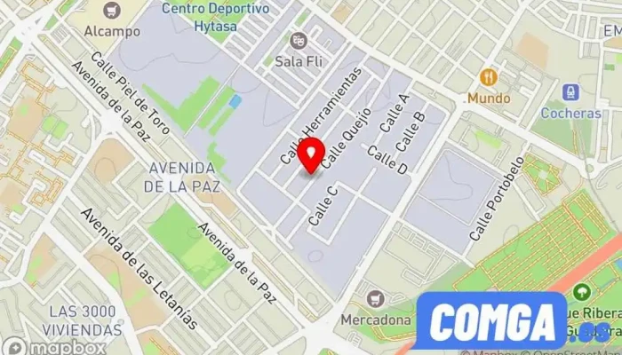 mapa de Cerrajeros Vulcano  en Sevilla